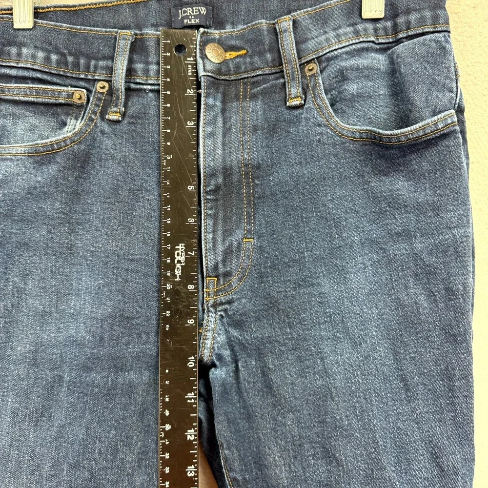 J.CREW Flex Jeans Mens 31x32 Blue‎ Denim Pants Casual Wear Mid Rise Straight Leg
